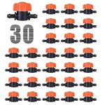 30 Pcs 1/4 Inch Barbed Shut-off Valve Universal Plastic Drip 0.25 Inches. Fixed Price $12.99.