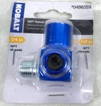 Kobalt 1/4-in 360-degree Swivel Connector #0498359 (g134740-12 P-1b). Fixed Price $19.95.