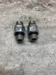 Lot Of 2 Parker 6 F50ha0-s Straight Thread Union Connector, New. Fixed Price $12.00.