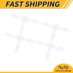 Plastic Hose Barb Fitting 1/16" T 3 Way Splicer Joint Aquarium Pp Clear 4pcs. Fixed Price $12.87.
