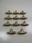 Sioux Chief 641xg322 Brass Pex Crimp Tee 3/4" X 1/2" F1807 (11 Qty). Fixed Price $24.99.
