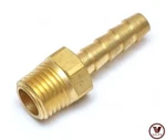 New!! 1/4"x1/4" Brass Male Npt Barb Hose Straight Fitting 125-4b. Fixed Price $6.97.
