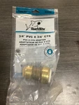 Sharkbite Uip4016 3/4" Pvc X Cts Adapter Nos. Fixed Price $18.95.