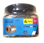 *4pk* Sharkbite Max 1/2" Push-to-connect Brass End Stop Fitting Pro Pack Ur514j4. Fixed Price $14.67.