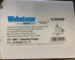 New Nibco-webstone 1-1/4" Sweat Isolator W/ Drain & Rotating Flange H-51415. Fixed Price $79.99.