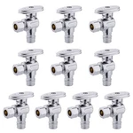 10 Pcs Efield Stop Angle Valve Pex-a Inlet, 1/4 Turn,3/8 Od Compression X 1/2.... Fixed Price $76.14.