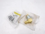 2 Pack Edelmann 3/8"tube X 3/8" Hose 90 Brass/ Metal Clamp Fittings. Fixed Price $31.99.