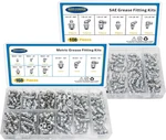 276 Pcs Sae & Metric Grease Fittings Kit, Hydraulic Zerks Standa. Fixed Price $40.03.