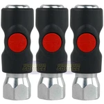 3 Prevost Push Button Automotive Style Truflate Air Coupler 1/2" Npt Usi061203. Fixed Price $109.95.