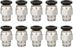 Metaland 1/4 Od X Npt Copper Hose Pipe Fittings Push To Connect 10 Packs. Fixed Price $18.29.