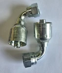 Lot Of 2 Parker 13971-10-8 Female Jic 37 Swivel 90 Elbow Crimp Fitting. Fixed Price $49.99.