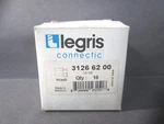 Legris (3126 62 00) Black 1/2" Polymer Push-fit Fitting Plug - Lot Of 7. Fixed Price $14.95.