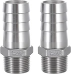 304 Stainless Steel Hose Barb 1 To 3/4 Npt Male,. Fixed Price $17.58.