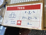 Nos Box Of 5 Mueller Streamline Copper Sweat Tee 2"x2"x3/4" Wt-600r/w40106. Fixed Price $50.00.