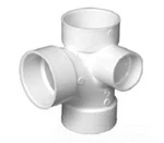 Charlotte Pipe Pvc004170800 3" Pvc Dwv Sanitary Tee Hub X. Fixed Price $36.33.