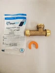 Sharkbite 3/4" X Brass Female Center Slip Tee (u3486lfa). Fixed Price $13.99.