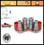 1/2" Skid Steer Flat Face Hydraulic Quick Connect Couplers Set W/dust Caps - 2 S. Fixed Price $179.99.