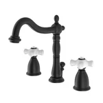 Kingston Brass Kb197.px Heritage 1.2 Gpm Widespread Bathroom - Black. Fixed Price $337.97.