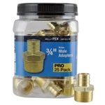 Apollo 3/4 In. Brass Pex-b Barb X Male Pipe Thread Adapter Pro Pack (25-pack). Fixed Price $71.49.