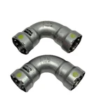 Lot Of 2, 25206 Viega 3/4" X Megapressg 90 Elbow, Carbon Steel. Fixed Price $37.39.