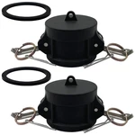 2pcs Camlock Fittings Poly Plastic Dc-200 2" Type Dc Standard Couplings Cam L.... Fixed Price $29.14.