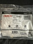 (4-pk) Quickfitting Push-to-connect Coupling Fitting W/disconnect Tool Brass 3/8. Fixed Price $13.29.