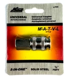 Milton S-743 Universal Coupler, 1/4" Body; Fnpt. Fixed Price $19.00.