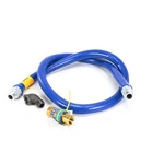 Dormont 1675bpq72 3/4" Dia., 72" Blue Hose, Snapfast, 1 El. Fixed Price $440.07.