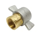 Dixon 12wf12-b Brass Interchange Coupler Wing Style 1-1/2 X Nptf. Fixed Price $107.05.
