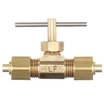 Everbilt Lfa-42 1/4 In. Od Compression Brass Needle Valve Fitting. Fixed Price $12.80.