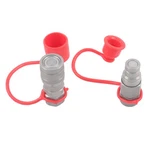 3/8" Flat Face Hydraulic Quick Connect Coupler Set Npt. Fixed Price $34.00.