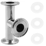 Beduan 1.5" Tri Clamp Tee 3 Way Stainless Steel Sanitary 1 Inch, Silver. Fixed Price $21.99.