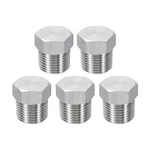 5pcs 304 Stainless Steel Nut 1/2 " Pt Male Thread For Hexagonal Fitting. Fixed Price $23.54.