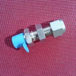 Ssp Duo 3/8"tube Od X 1/4"npt Male Pipe Bulkhead Connector 316 Stainless Steel. Fixed Price $12.50.