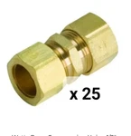 Hd Supply1/2" Od 546961 Brass Compression Unions Coupling Qty 25. Fixed Price $49.98.