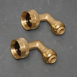 (2) Sharkbite Elbow Fitting Adapter U2276lf, 1/4" Push To Connect X 3/4" Pipe. Fixed Price $19.95.