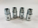 (lot Of 4) Milton 1805 Fnpt P Style Stainless Steel Air Compressor Coupler 1/4". Fixed Price $55.11.
