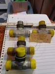 Parker Branch Tee #10-s50x-s 5/8" Tod X 7/8"-14 Old Stock (lot Of 4). Fixed Price $20.00.