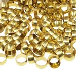 Beduan Brass Compression Fitting Sleeve Ferrules 1.... Fixed Price $15.68.
