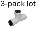 3-pack Lot Watts 3/8" Cts Fittings Tee P-448 3523-08 Quick Push To Connect Pex. Fixed Price $16.12.