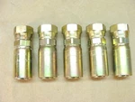 New Lot Of 5 Parker Parflex 10655-12-12 Hydraulic Hose Crimp Fitting Jic Swivel. Fixed Price $20.00.
