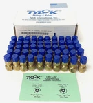 (box Of 50 Pcs) 1/4 Tube X 1/8 Mnpt Brass Compression Fitting Tylok B-4-dmc-2. Fixed Price $180.00.