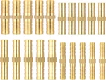 Giantree 20pcs Brass Hose Barb Fitting, 1/4" 5/16" 3/8" 1/2" (6 Mm/8 Mm/10 Mm/12. Fixed Price $16.61.