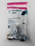Sharkbite 1/2 X 1/4 Inch Brass Push Tee Stop Valve Compression Ur24983. Fixed Price $14.00.