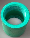 3m 2 Threaded Coupling Plastic Coated Steel 700nnnn B16 A/sa105 Oilfield. Fixed Price $32.00.
