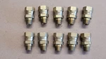 Lot Of 10 Parker H 0107-2-2 Hydraulic Pipe Swivel Fittings 1/8" Npt. Fixed Price $44.95.