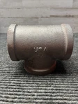 (1) New Usa Ward- 2 1/2" Black Malleable Tee 3 Way Fitting. Fixed Price $32.50.