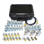Xzt 60u Hydraulic Pressure Test Coupling Kit,pressure Gauges Set,test Hose,bs.... Fixed Price $1426.57.