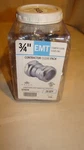 Halex Metallic Emt Compression Couplings Steel 3/4" 20 Pack 62402b 1001-403-069. Fixed Price $17.09.