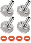 Hilangsan Keg Coupler Barb Connector 5/16'' Beer G5/8 5/16" Barb, 4pcs. Fixed Price $19.84.